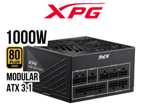 FUENTE DE PODER,XPG , 1000W 80+ GOLD MODULAR CORE REACTOR II