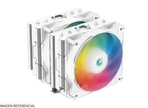 COOLER PROCESADOR, DEEPCOOL, AG620 WHITE ARGB