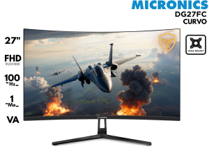 MONITOR GAMER MIC BRICKELL CURVO DG27FC 27P FHD 100HZ 1MS VA