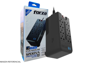ESTABILIZADOR, FORZA, FVR-1222USB 8TOMAS 1200VA/600W