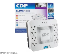 ESTABILIZADOR, CDP, R-AVR1808I 1800VA/1000W 8 SALIDAS