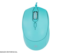 MOUSE ÓPTICO TEROS TE-1227S, 800-1200-1600 DPI, USB, 4 BOTONES, COLOR VERDE