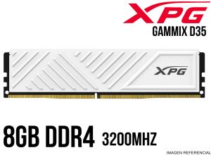 MEMORIA RAM XPG GAMMIX D35 8GB 3200MHZ WHITE