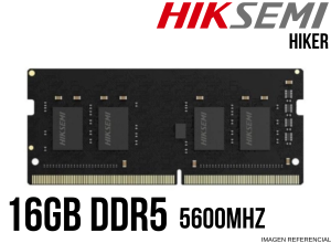 MEMORIA RAM, HIKSEMI, HIKER 16GB DDR5 5600MHZ SODIMM