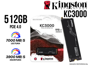 SSD, KINGSTON, 512GB KC3000 4.0 NVME-