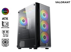 CASE VALORANT ATX 6 FAN MESH/ MALLA SIN FUENTE