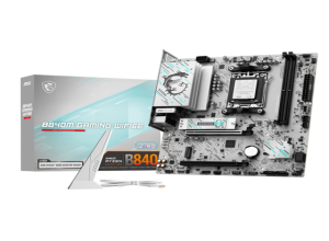 MOTHERBOARD MSI PRO B840M-P WIFI6E, CHIPSET AMD B840, SOCKET AMD AM5, MATX BLANCO