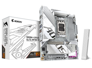 MOTHERBOARD GIGABYTE B850M AORUS ELITE WIFI6E ICE, CHIPSET AMD B850, SOCKET AMD AM5, ATX