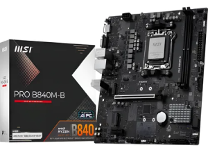 MOTHERBOARD MSI PRO B840M-B, CHIPSET AMD B840, SOCKET AMD AM5, MATX