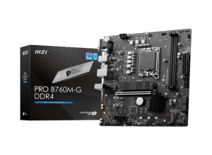 MOTHERBOARD MSI PRO B760M-G DDR4, CHIPSET INTEL B760, LGA1700, HDMI, DP, VGA, MATX