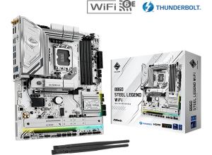 MOTHERBOARD ASROCK B860 STEEL LEGEND WIFI, CHIPSET INTEL B860, LGA 1851, HDMI, DP, ATX