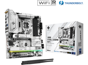 MOTHERBOARD ASROCK Z890 STEEL LEGEND WIFI, CHIPSET INTEL Z890, LGA 1851, HDMI, ATX
