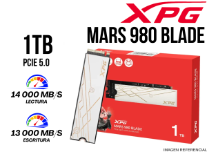 SSD NVME, XPG, 1TB MARS 980 BLADE GEN 5