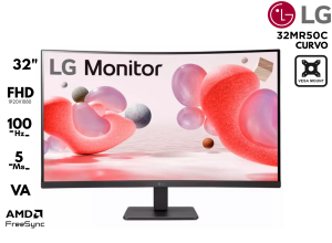 MONITOR LG 32MR50C B 32P CURVO VA FHD 100HZ 5MS FREESYNC