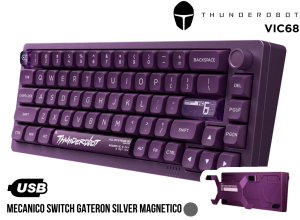 TECLADO THUNDEROBOT VIC68 MORADO