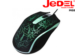 MOUSE, JEDEL, RGB M68 CABLEADO