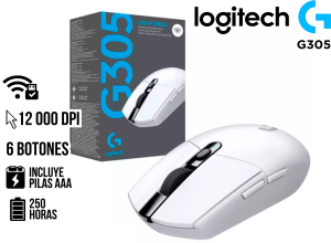 MOUSE LOGITECH G305 LIGTHSPEED WIRELESS WHITE (910-005290)