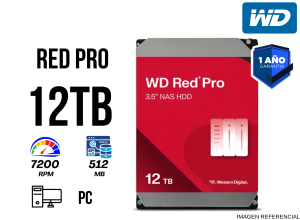 HD WD 12TB RED PRO SATA 7200