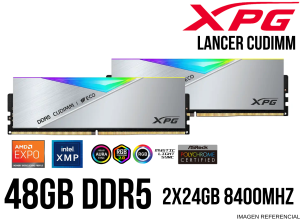 MEMORIA RAM, XPG, 48GB (24GB X 2) CUDIMM 8400MT/S