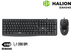 KIT TECLADO OFICINA, ACER,BLACK EAK040