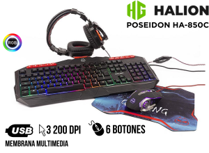 KIT 4 EN 1, HALION, POSEIDON HA-850C