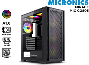 CASE, MICRONICS, MIRAGE CG805 GAMER
