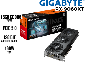 TARJETA DE VIDEO, GIGABYTE, RX 9060XT 16GB GAMING OC