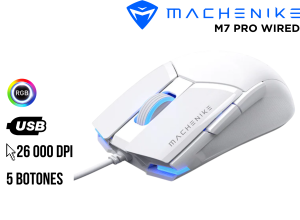 MOUSE, MACHENIKE, M7 PRO WIRED, BLANCO