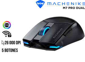 MOUSE, MACHENIKE, M7 PRO DUAL, NEGRO