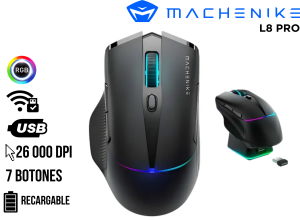MOUSE GAMER, MACHENIKE L8 PRO COLOR NEGRO