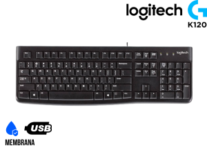 TECLADO LOGITECH K120 USB SP BLACK