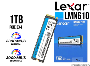 SSD, LEXAR, 1TB NVME LNM610
