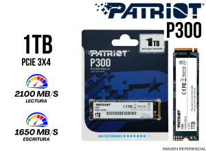 SSD PATRIOT P300 M.2 1TB GEN 3X4 NVME