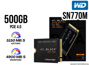 SSD, WD, SN770M 500GB NVME 2230 GEN 4