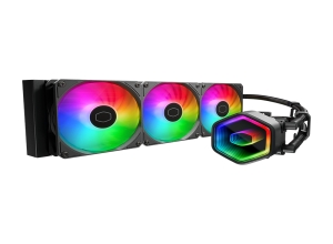 REFRIGERACION LÍQUIDA COOLER MASTER MASTERLIQUID 360L CORE II ARGB, NUM.DE VENTILADORES: 3
