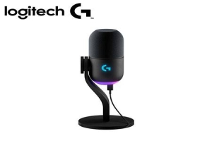 MICROFONO LOGITECH YETI GX SUPERCARDIOID USB P/STREAMING RGB LIGHTSYNC BLACK (988- 000568)-P
