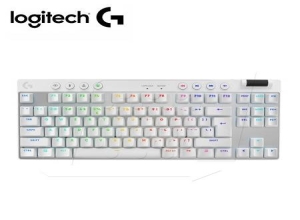 TECLADO LOGITECH PRO X TKL LIGHTSPEED USB WHITE (920-012143)-P