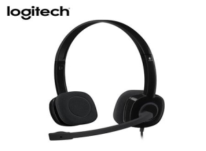 AUDIFONO C/MICROF. LOGITECH H151 STEREO BLACK (981-000587)-UY