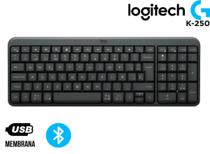 TECLADO LOGITECH K250 BLUETOOTH BLACK SP (920-013445)