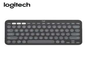 TECLADO LOGITECH PEBBLE 2 K380S BLUETOOTH/WIRELESS SP GRAPHITE (920-011783)-P