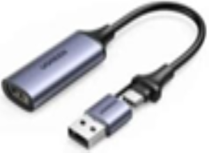 CAPTURADORA DE VIDEO HDMI A USB A + USB-C  1080P, 4K 60HZ 24BIT/48KHZ WINDOWS 10, MACOS LINUX, ANDROID