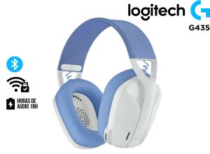 AUDIFONO C/MICROF. LOGITECH G435 BT / LIGHTSPEED WHITE