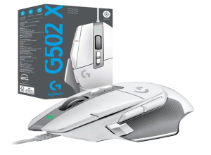 MOUSE LOGITECH G502 X HERO USB 25K DPI LIGHTFORCE WHITE (910-006145)