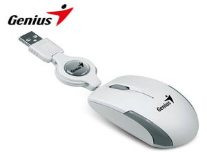 MOUSE GENIUS MINI DESPLEGABLE PARA LAPTOP BLANCO 091163228707