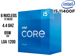 PROCESADOR INTEL CORE I5-11400F 2.6GHZ