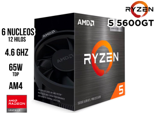 PROCESADOR AMD RYZEN 5 5600GT 6N 12H 36GHZ (SOLO PC COMPLETA)