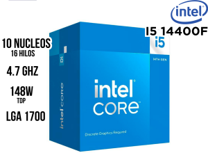 PROCESADOR INTEL CORE I5 14400F 250GZ LGA1700