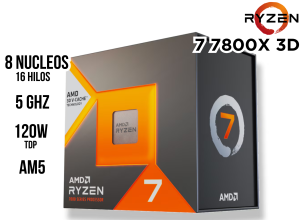 PROCESADOR AMD RYZEN 7 7800X3D AM5