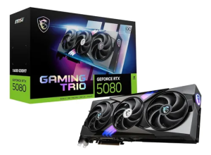 TARJETA DE VIDEO, MSI, RTX 5080 16GB GAMING X TRIO