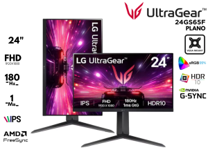 MONITOR GAMER LG 24P IPS 180HZ 1MS 24GS65F G SYNC 99%SRGB